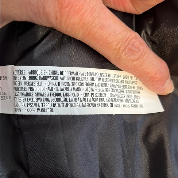 Floral Embroidered Satiny Bomber Jacket, Size M - Picture 11 of 13